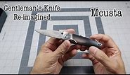 Mcusta MC-0144G The gentleman's knife re-imagined