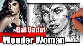 How to Draw Wonder Woman - Gal Gadot