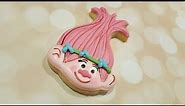 Poppy the Troll Sugar Cookies on Kookievision by Sweethart Baking Experiment
