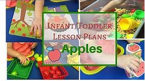 Toddler Lesson Plans- Apple Theme