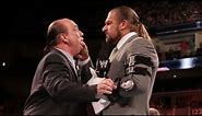 Paul Heyman hand delivers Triple H a lawsuit from Brock Lesnar: Raw, May 14, 2012