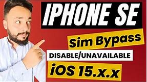 iPhone SE iCloud Sim Bypass Unlock Tool - iOS 15.7.7 iCloud Remove Disable/Unavailable