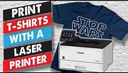 How To Print T shirts With A Laser Printer
