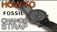 How to Change Fossil Watch Strap