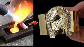 Custom 18K gold bracelet - how to make a gold jewelry