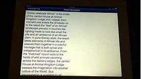 WDW Resort Researcher for Walt Disney World iPhone Video App Review