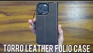 Torro Leather Folio Case for iPhone 14 & iPhone 14 Pro Max