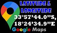 Latitude and Longitude Coordinates in Google Maps