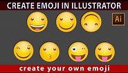 Create Emoji in Illustrator. Easy to Create