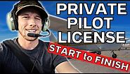 PRIVATE PILOT LICENSE 2024 | Start to Finish | Full Process Explained #flighttraining
