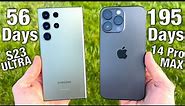 Samsung S23 Ultra vs iPhone 14 Pro Max Long Term User Comparison!