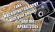 APEXEL 200x - MACRO PHOTOGRAPHY with your phone!