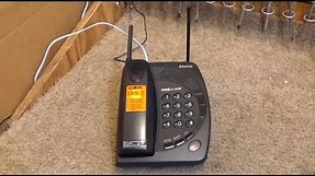 Sanyo CLT-9581 900 MHz DSS Cordless Phone with Handset Speakerphone | Initial Checkout