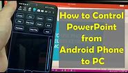 How to Control PowerPoint from Android Phone to PC Wireless | PC Remote Control Android