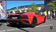 Stunning Red 2018 Lamborghini Aventador S! Detailed Looks & Exhaust SOUNDS!