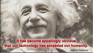 Albert Einstein Quotes About Technology