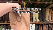 Where to Find the Best Vintage Biker Boots