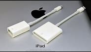 Apple iPad Lightning to USB Camera Adapter & SD Card Reader: Demo (Camera Connection Kit)