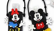 Portable Disney Hand Sanitizers with Mickey and Minnie Holders | Chip and Company