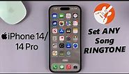 iPhone 14/14 Pro: How To Use ANY Song as Your Ringtone For FREE