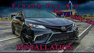 2021 Toyota Camry XSE 2.5L Eibach Pro Kit lowering springs install