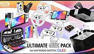 Unboxing the Ultimate Nintendo Switch OLED Accessories Bundle Pack - Orzly Geek Pack Review