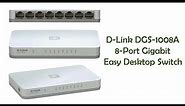 Dlink DGS 1008A Gigabit 8 Port Switch Review