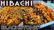HOW TO MAKE THE BEST HIBACHI ON THE BLACKSTONE GRIDDLE! EASY TEPPANYAKI COOK AND RECIPE