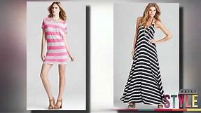 Weekend Striped Dresses: Splendid Aqua Forever 21