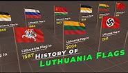 Lithuania Flag Timeline with National Anthem | History of Lithuania Flag | Flags of the world |