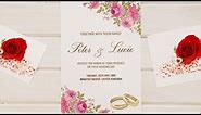 How To Design a WEDDING INVITATION CARD - Photoshop Tutorial Simplified