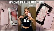 iPHONE 15 PLUS UNBOXING  (PINK 512 GB)