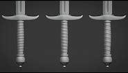 Blender 2.8 Wrap Handle with modifiers