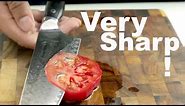 How to Sharpen a Knife to Razor Sharpness - Extremely Sharp, whetstone sharpening tutorial.