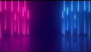 No Copyright Vertical Glowing Neon Lights Stage Loop Animated Background - Motion Made