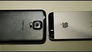 Samsung Galaxy S5 vs iPhone 5S - Quick Look!