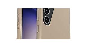 OtterBox Galaxy S23 Symmetry Series Case - DONT EVEN CHAI GREY (Beige), ultra-sleek, wireless charging compatible, raised edges protect camera & screen