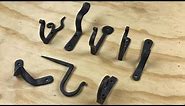 Making an assortment of hooks from angle iron - hook of the week 24