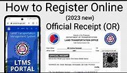 How to register in LTO online | online renewal of motor vehicle registration LTMS 2023