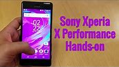Sony Xperia X Performance hands on