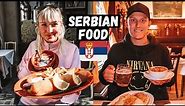 We Tried The BEST Traditional SERBIAN (BALKAN) Food | Belgrade, Serbia!