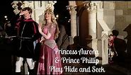 Prince Phillip & Disney Princess Aurora Play Hide and Seek at Walt Disney World