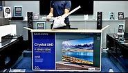 Samsung 2020 TU8500 50" 4K TV Unboxing, Setup and 4K Demo Videos