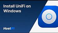 How to install UniFi on Windows