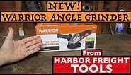 NEW! WARRIOR 5-Amp 4-1/2" Angle Grinder From Harbor Freight Tools - Tests + Full Review!