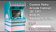 Custom Retro Arcade Cabinet with CRT and Raspberry Pi - Make it So
