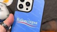 What a beautiful blue BALENCIAGA Iphone case！#BALENCIAGA #casefeely #iphonecase