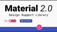 Material Design 2 Overview (Design Support Library 28) - Android Kotlin Tutorial