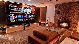 The Modern DREAM Home Theater Room Makeover 2024