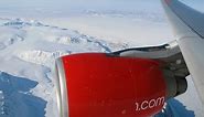 Air Berlin A330 Special Polar Flight - Flying over North Pole